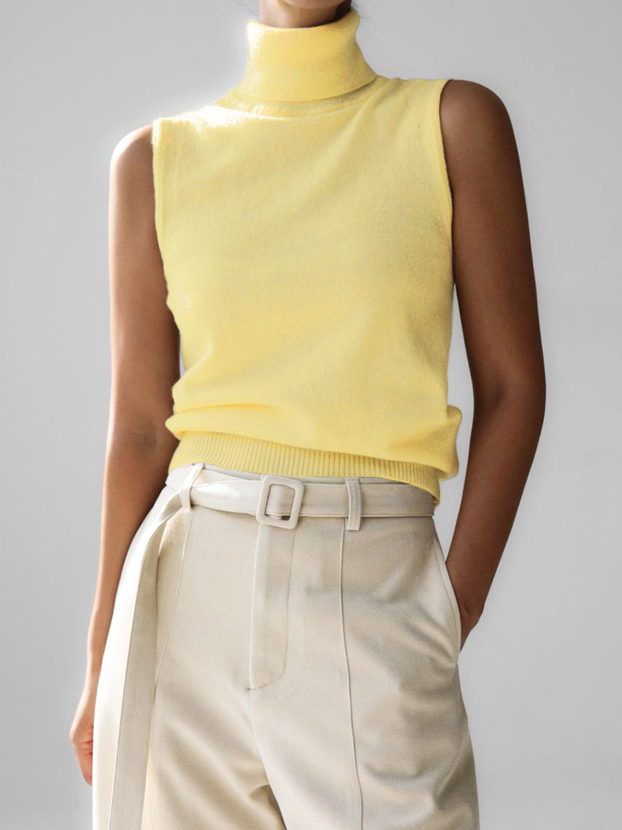 Madelief Mock Neck Knit Sweater Twinset