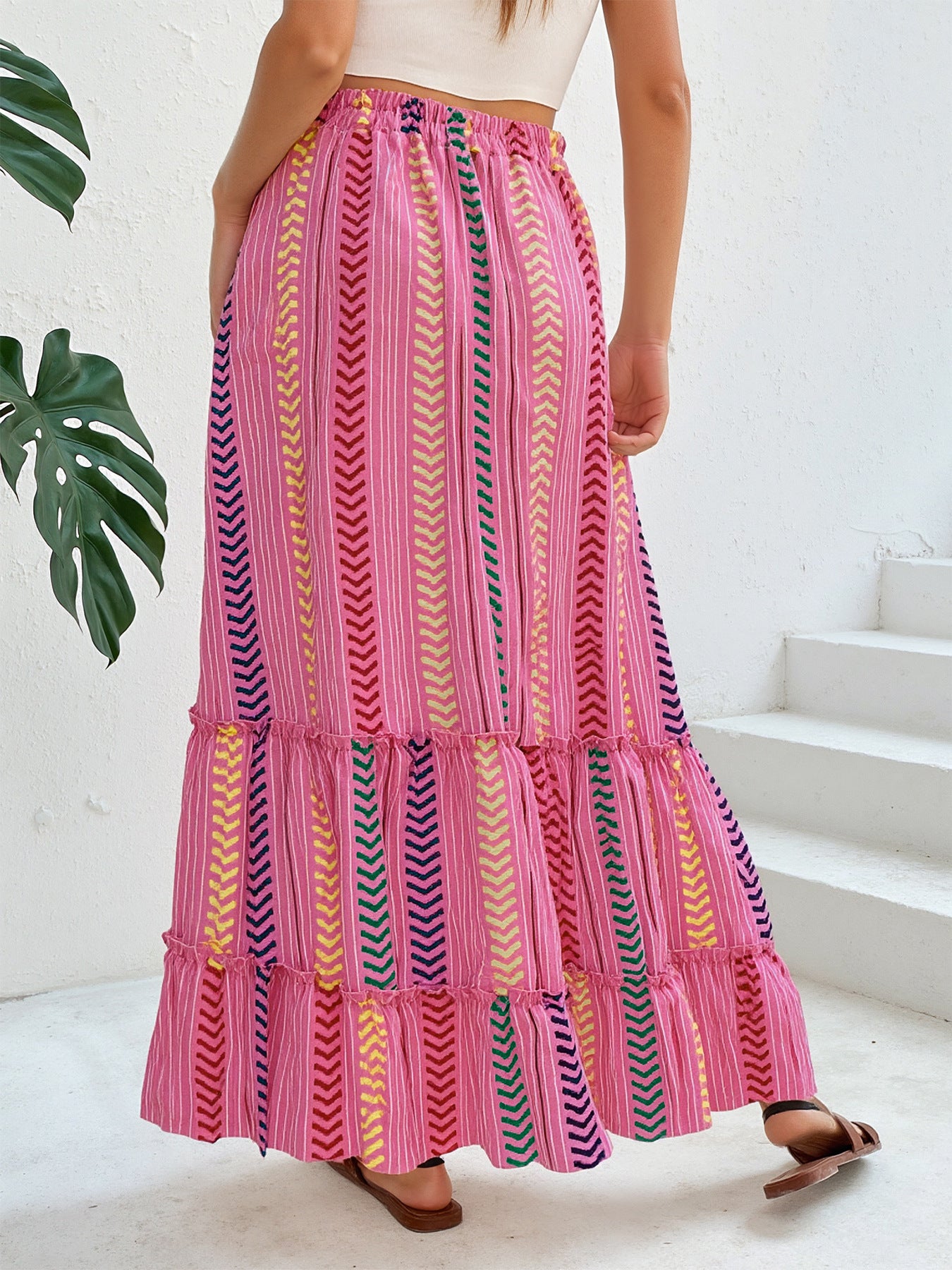 Vivian Boho Flow Maxi Skirt