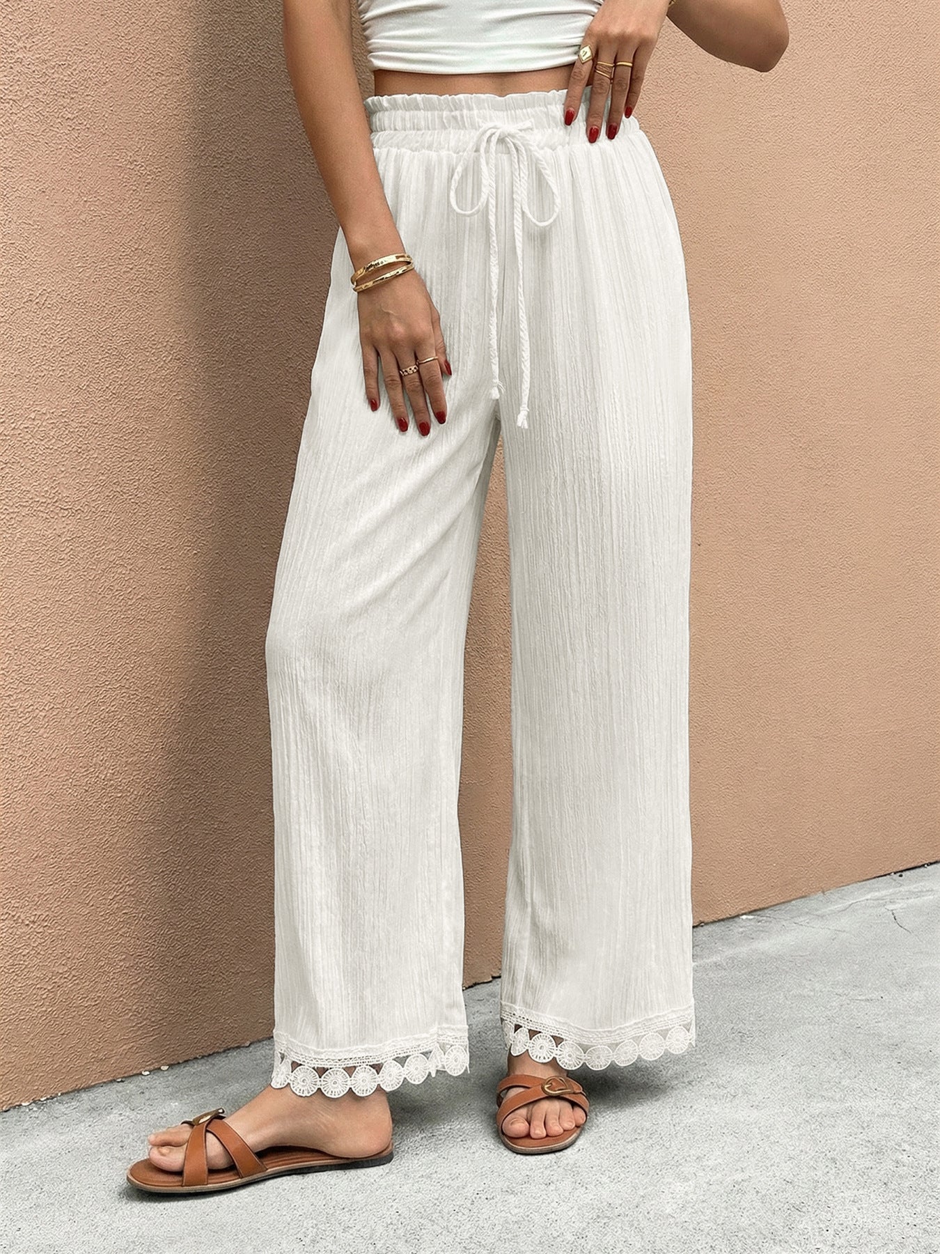 Victoria Viscose Wide Leg Comfort Pants