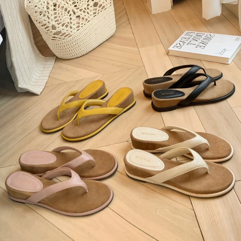 Astoria Cushioned Orthopedic Wedge Flip Flop Sandals