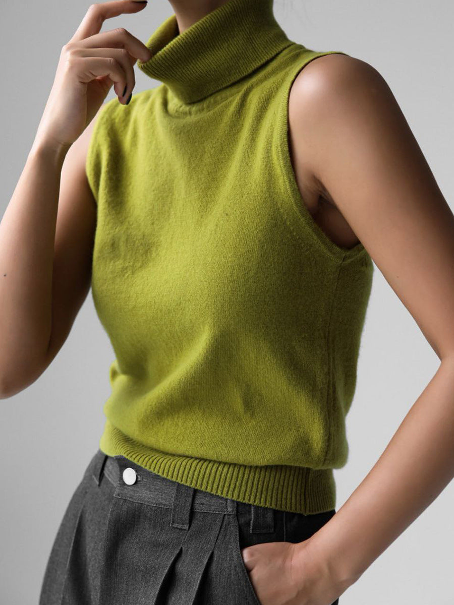 Madelief Mock Neck Knit Sweater Twinset
