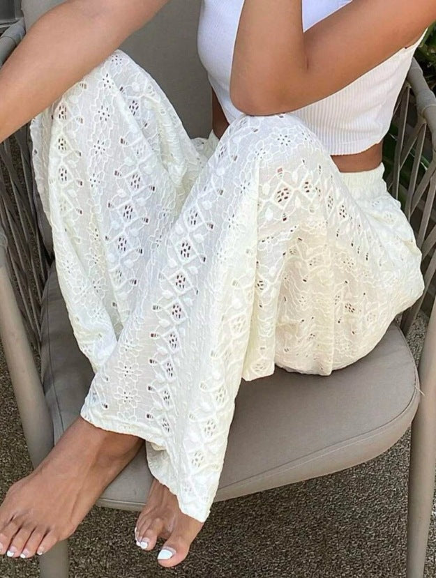 Cheryl Lace Wide Leg Pants