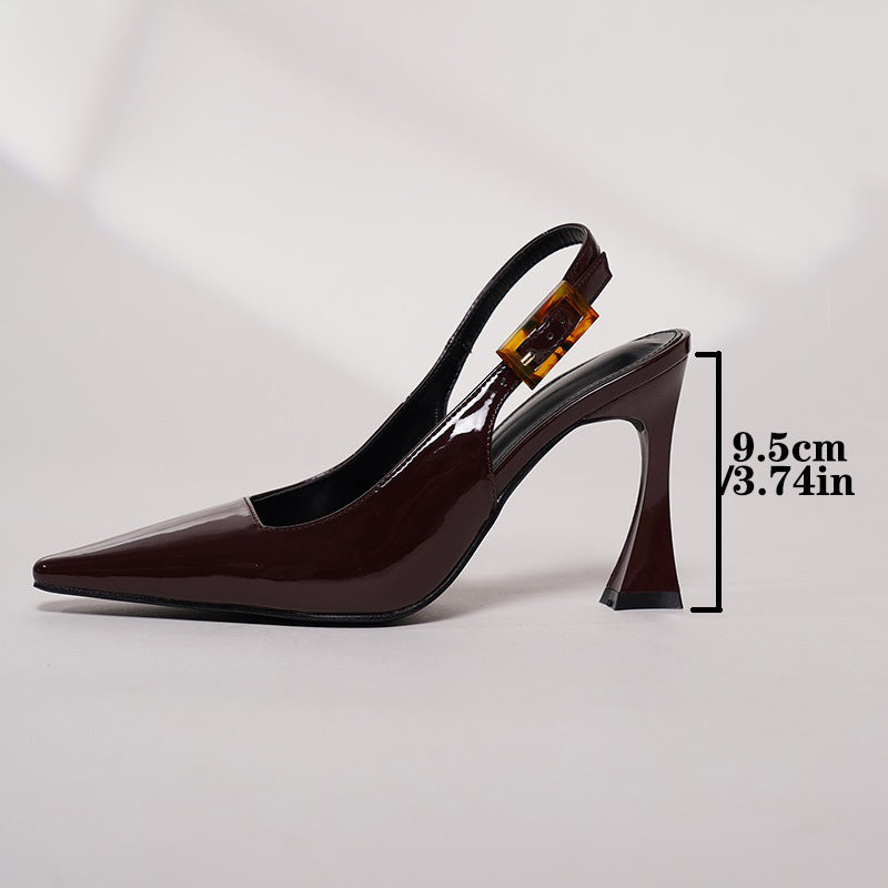 Rosalyn Patent Slingback Heels