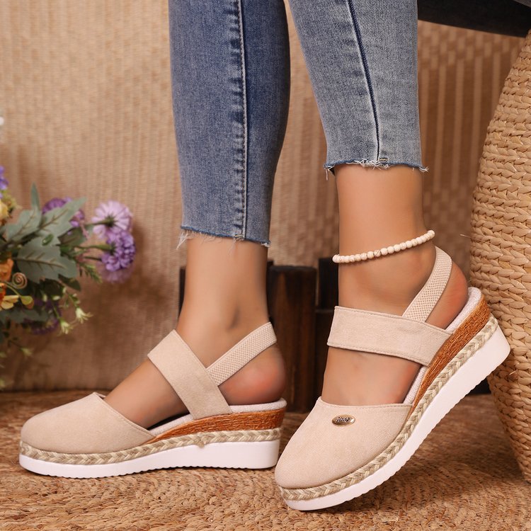 Cassandra Espadrille Wedge Sandals