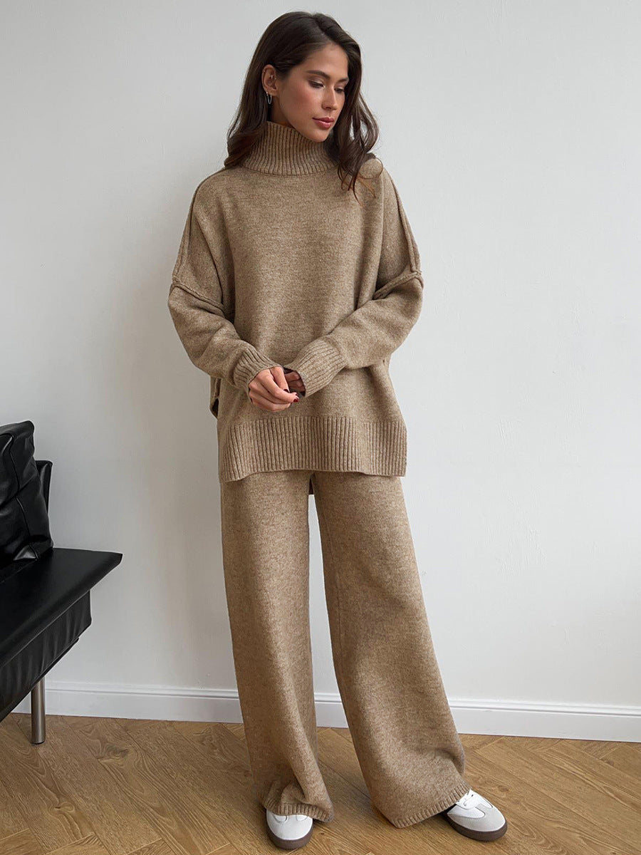Margo & Main – turtleneck knit sweater & pants set, detail view, US women's sizes
