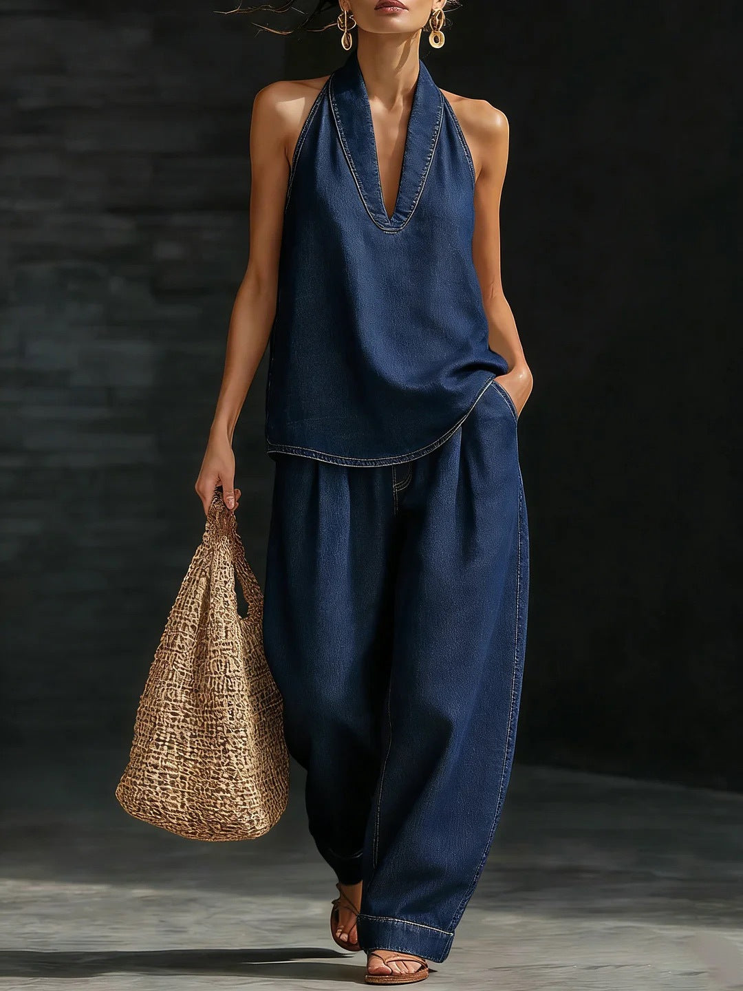 Nadine Halter Two Piece Set