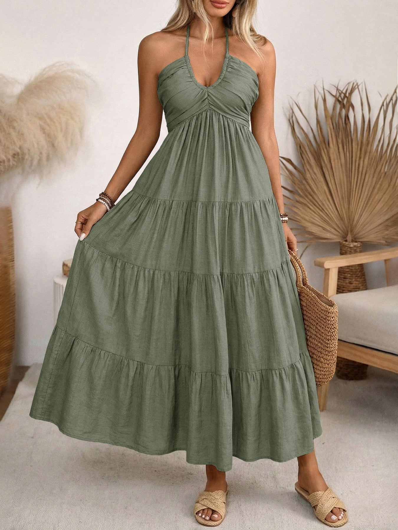 Lillian Flow Cotton Midi Dress