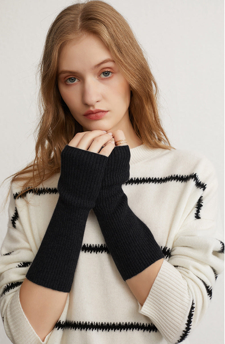 Everild Pure Cashmere Long Cuff Gloves
