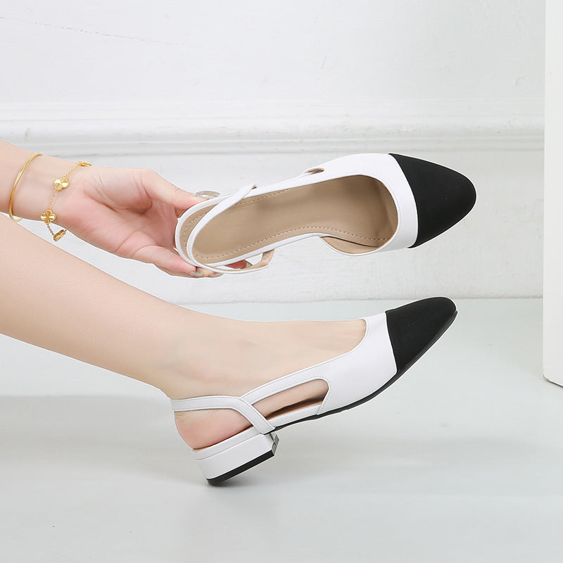 Dorothy Cap-Toe Slingback Heels