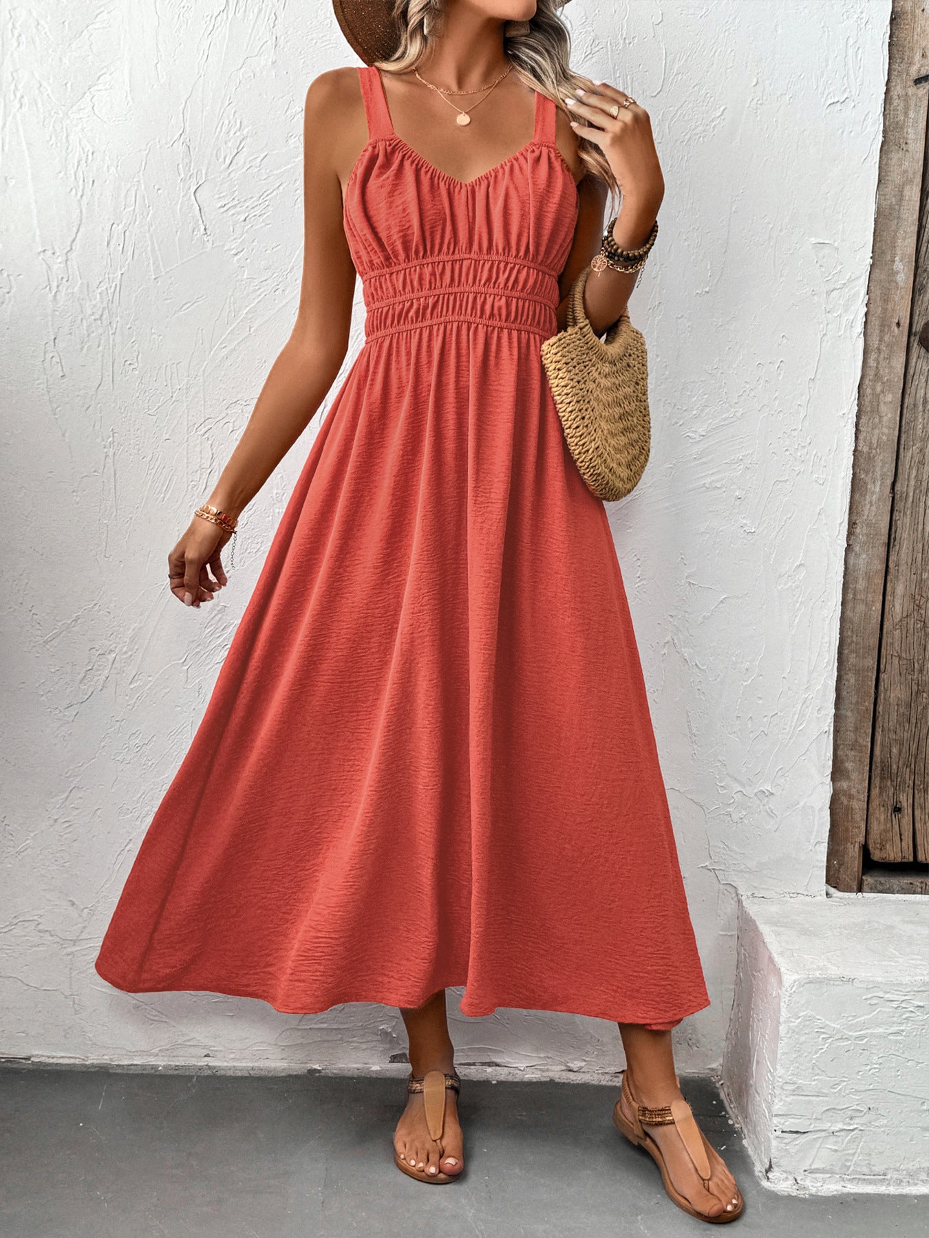 Cirelle Flattering Waist Midi Dress