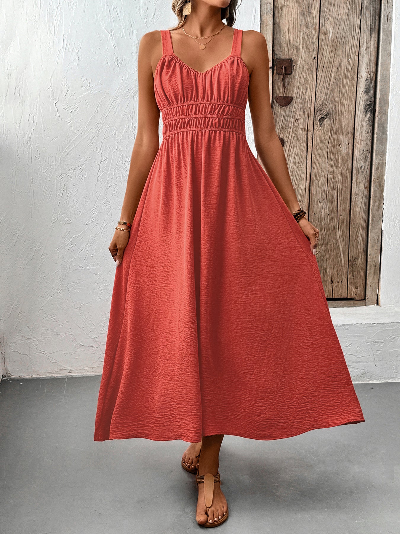 Cirelle Flattering Waist Midi Dress