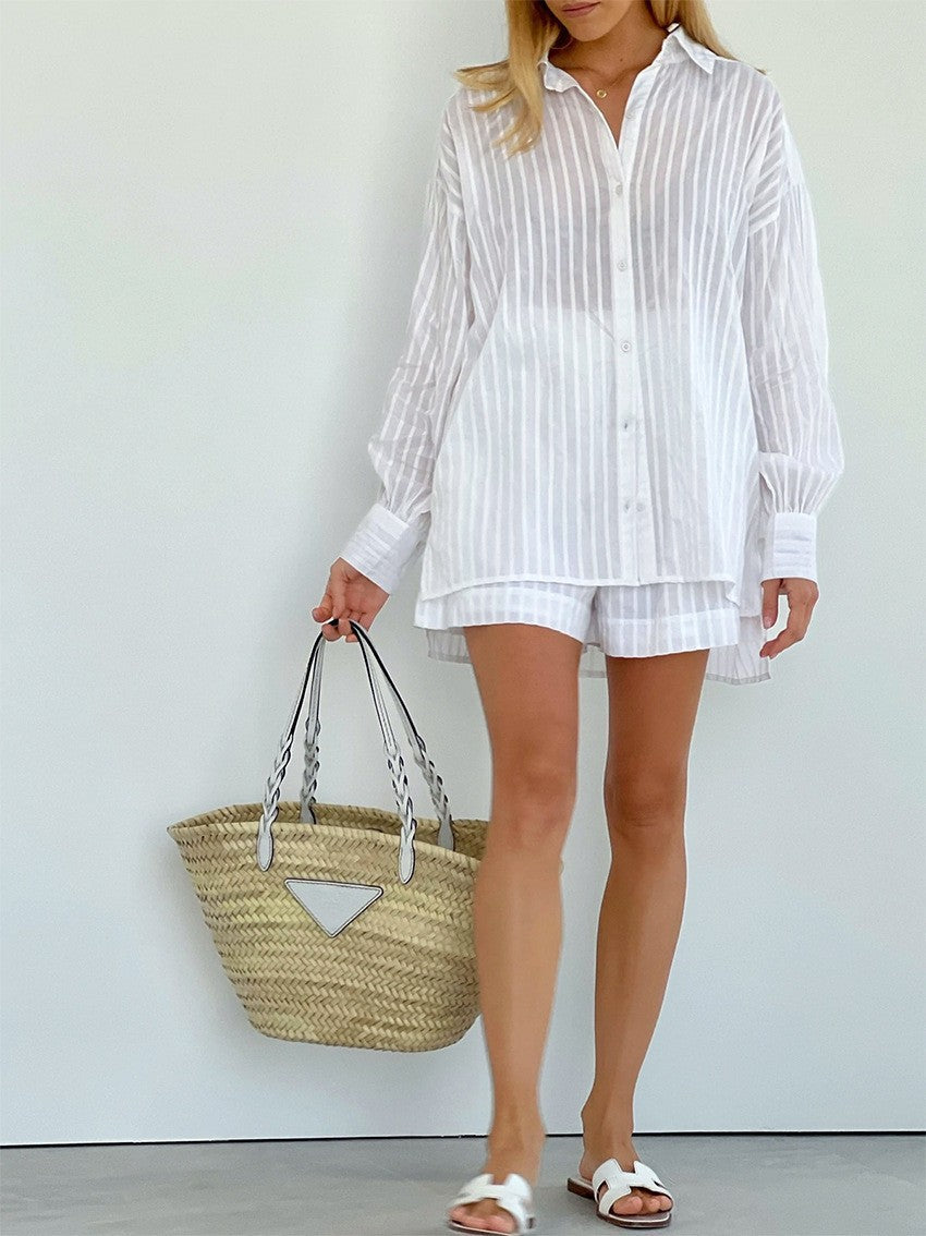 Maxine Striped Summer Co-Ord Set