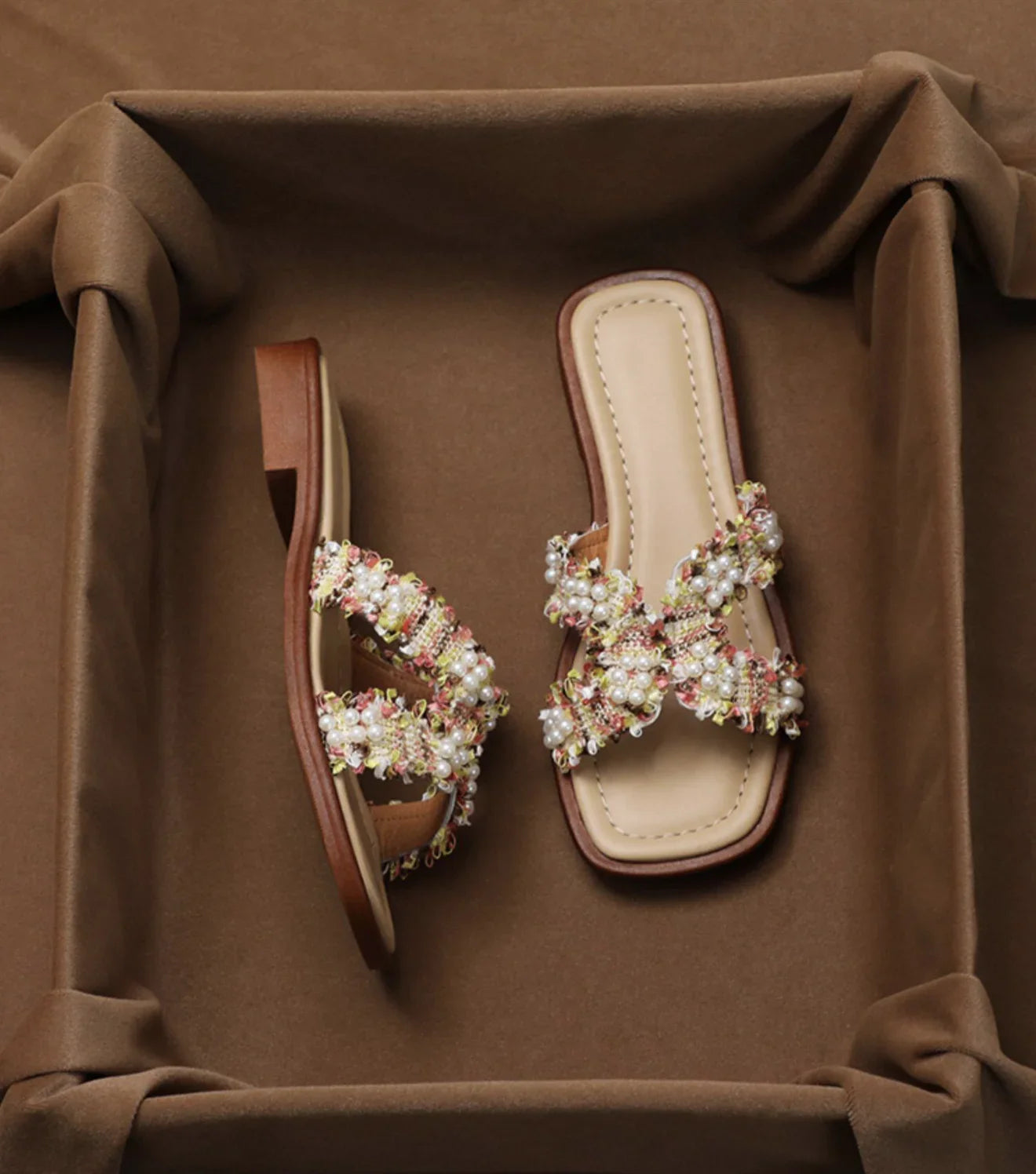Isla Pearl Slide Sandals