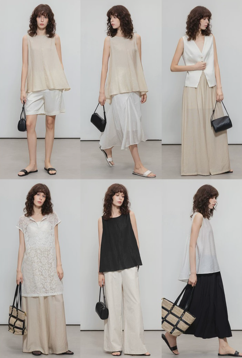 Alba Linen-Blend Sleeveless Top & Wide-Leg Pants Set