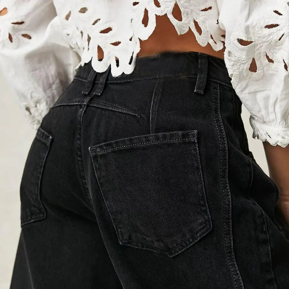 Kathleen Sculpted Barrel Leg Denim Jeans
