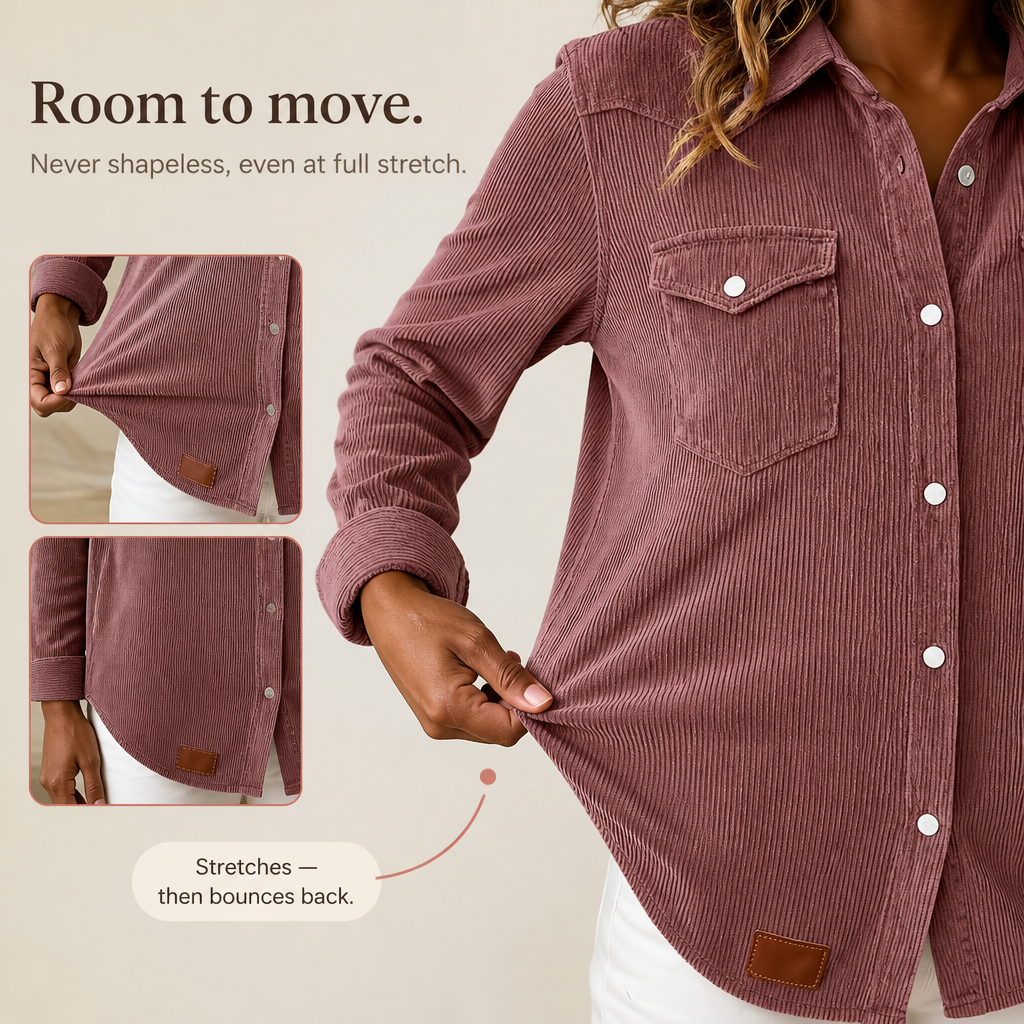 Xenia Ribbed Knit Button Front Shacket