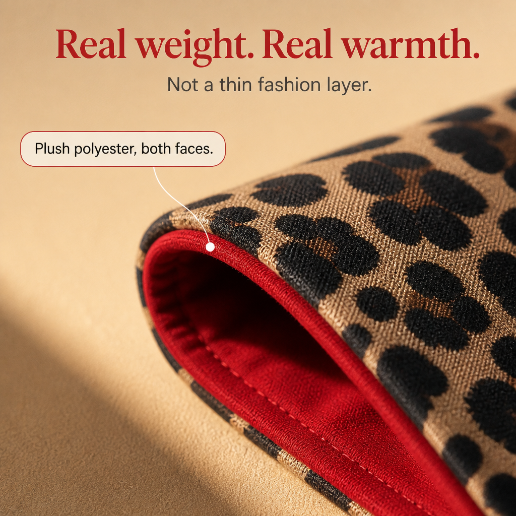 Oriel Reversible Leopard Hooded Coat