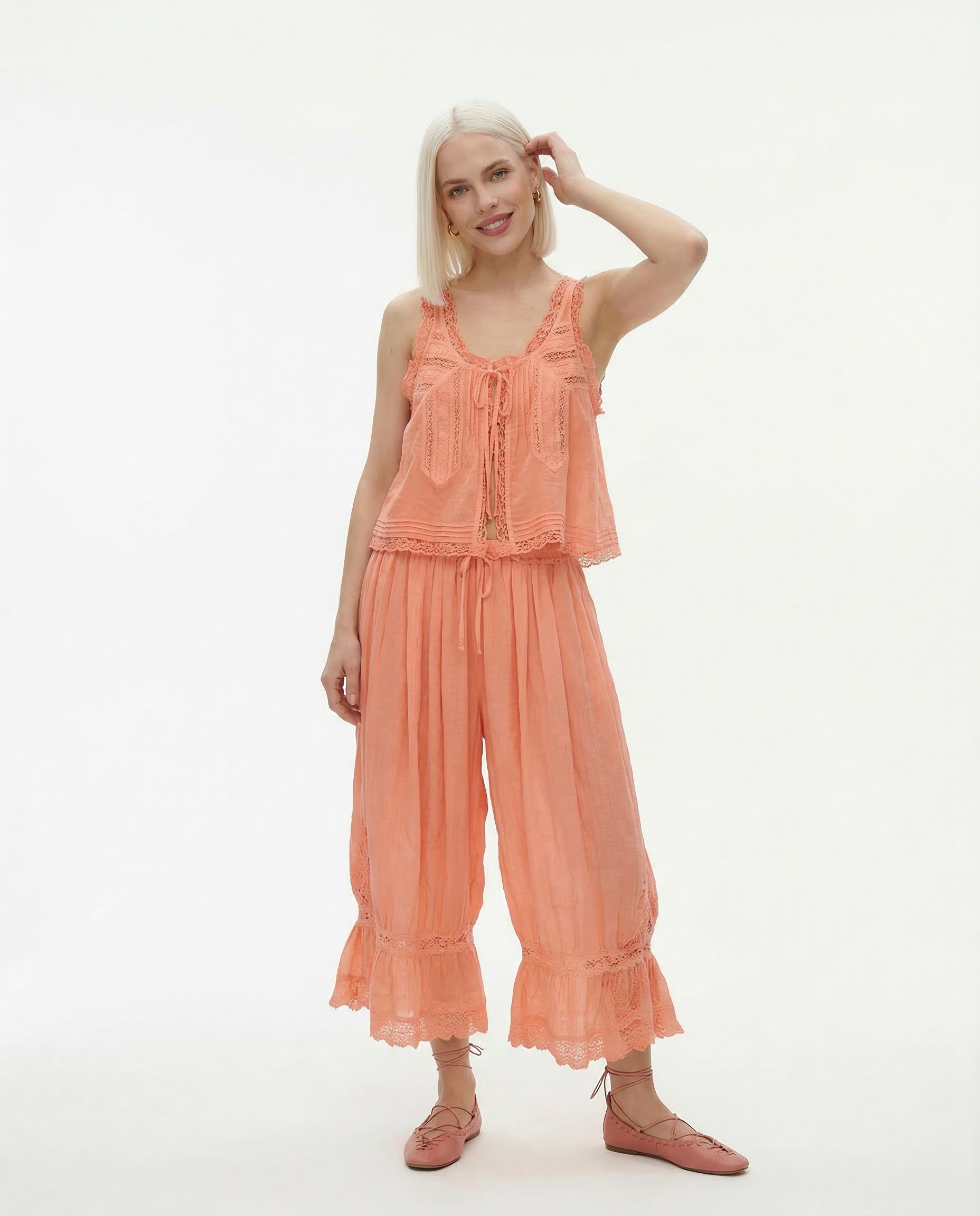Joyce Lace Two-Piece Set
