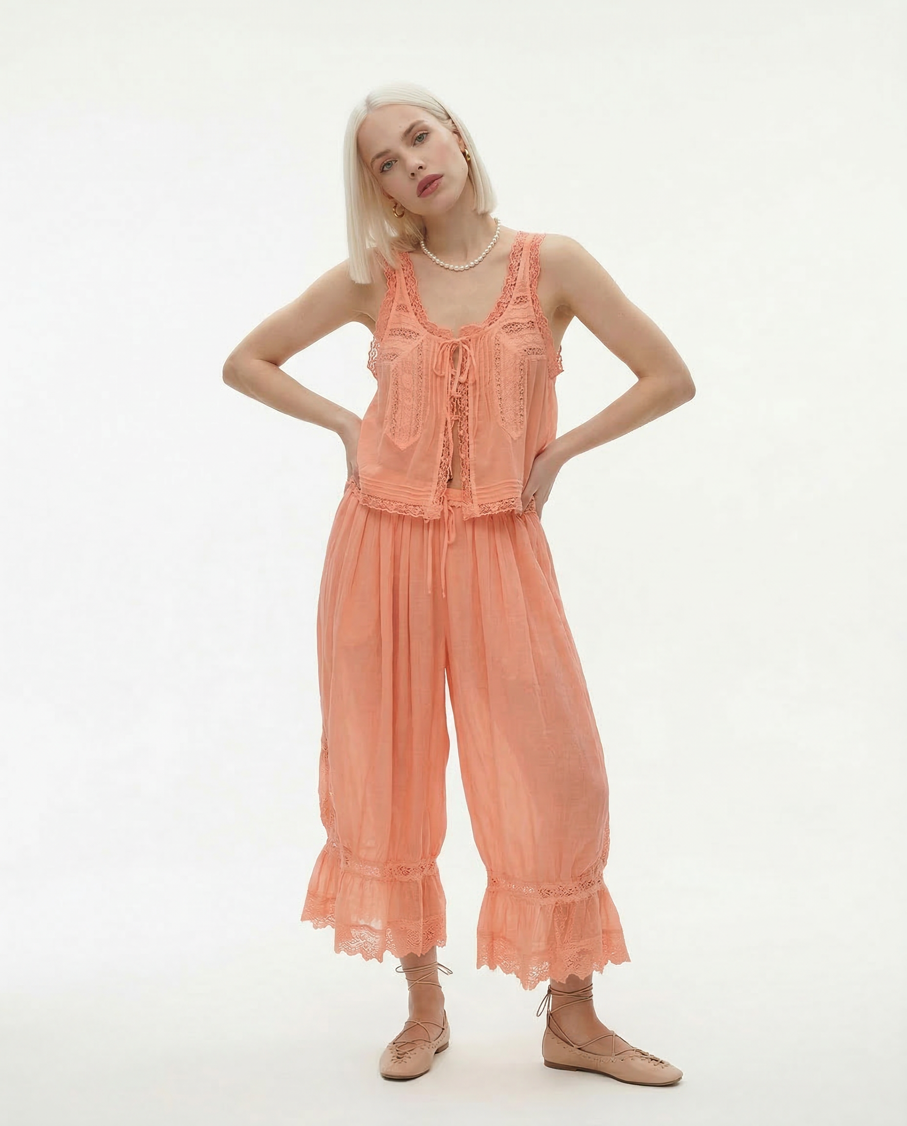 Joyce Lace Two-Piece Set