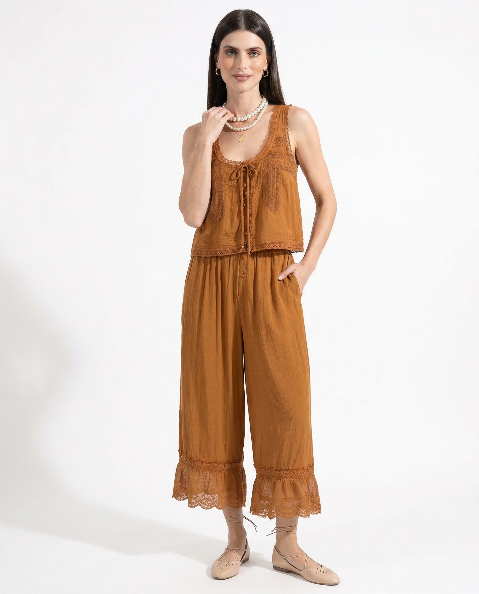 Joyce Lace Two-Piece Set