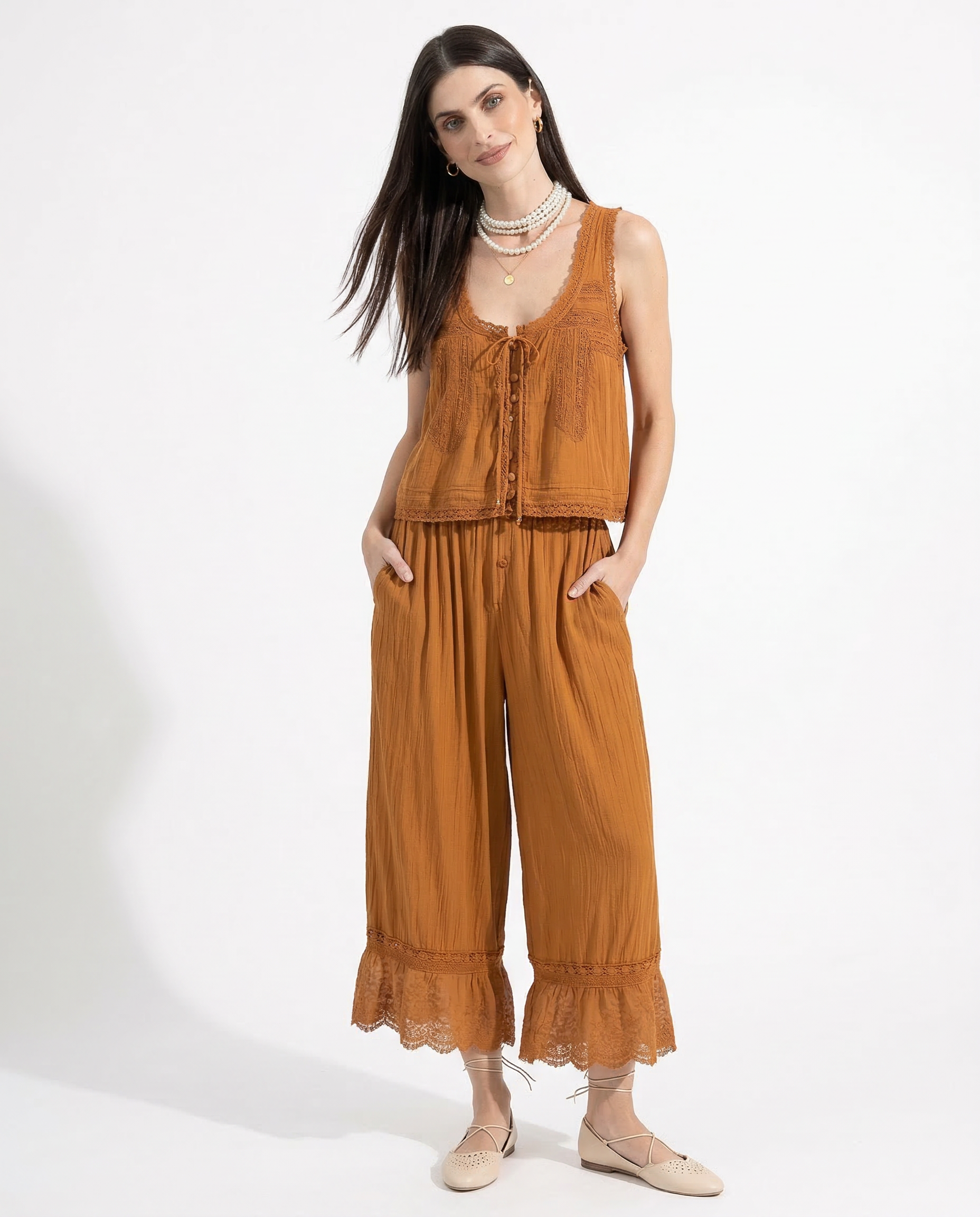 Joyce Lace Two-Piece Set