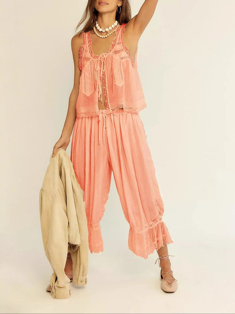 Joyce Lace Two-Piece Set